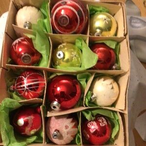 Assorted Vintage Glass Ornaments
